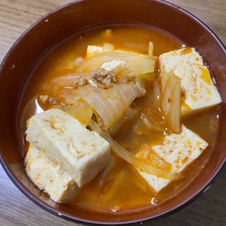 豆腐チゲスープ